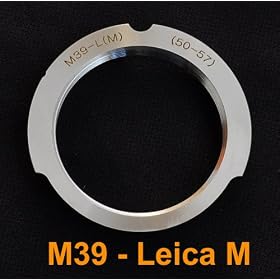 RainbowImaging Leica M39 LSM lens to Leica M Mount Adapter, for 50mm -75mm lens,... by Rainbow