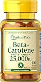 Puritan's Pride Beta-Carotene 25,000 IU-100 Softgels