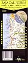 Baja California Road & Recreation Map (English and Spanish Edition)