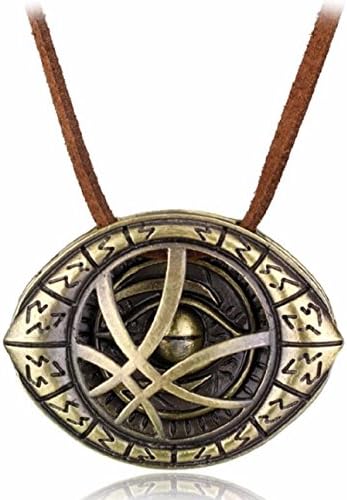2016 newest film Doctor Strange necklaces pendants for men eye shape alloy antique bronze eye of Agamotto