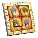 INTERRUPTEUR DOUBLE DECORE -Décoration Campagne - Decorupteur® - Herbes de Provence - Interrupteur double va et vient