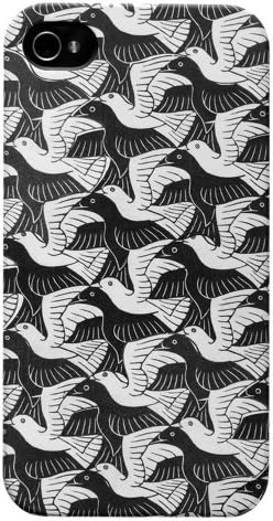 MC Escher MC1202 Plane with Birds Case for iPhone 4/4S - Retail Packaging