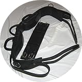 Voltigiergurt aus Leder schwarz Pony