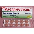 Magarna Stark Magnetpflaster, vergoldet, 10 St�ck