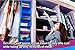 FHL 6 Shelves Hanging Closet Organizer Storage Accessory (Blue)