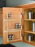 Rev-A-Shelf 4SR-18 Door Mount Spice Rack - Wood - Maple