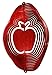 SWEN Products APPLE Circle Swirly Metal Wind Spinner