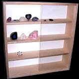V07 Vitrine, Mineralien, Miniflasche, Wandvitrine Regal, für Zippo