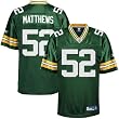 Reebok Green Bay Packers Clay Matthews Replica Jersey