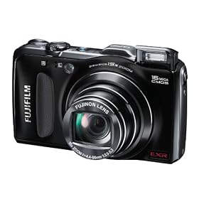 Fujifilm FinePix F600EXR Digital Camera - Black (16MP, 15 x Optical Zoom) 3 inch LCD Screen