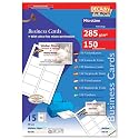 DECAdry MicroLine Business Cards 285gsm Bright White - Ref  OCB3261-3 (Pack 150)