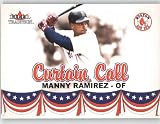 2002 Fleer Tradition Update #U385 Manny Ramirez CC - Boston Red Sox (Curtain Call) (Baseball Cards)