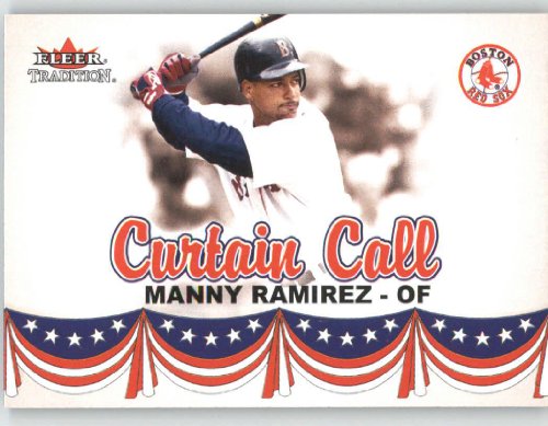 2002 Fleer Tradition Update #U385 Manny Ramirez CC - Boston Red Sox (Curtain Call) (Baseball Cards)