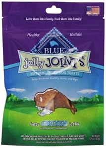 Blue Buffalo Jolly Joints Chicken Jerky Dog Treats, 3.25-Ounce Blue Buffalo Jolly Joints Chicken Jerky Dog Treats, 3.25-Ounce