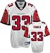 Michael Turner Jersey: Reebok White Replica #33 Atlanta Falcons Jersey - XX-Large