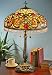 J.J. Peng Tiffany - style Beaded Lamp
