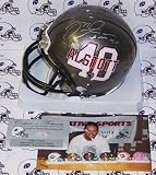 Mike Alstott Autographed/Hand Signed Tampa Bay Buccaneers Alstott Logo Mini Helmet