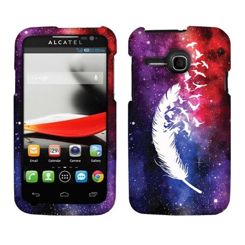 NextKin Alcatel One Touch Evolve 5020T Hard Faceplate Protector Cover Design Case - Birds Of A Feather