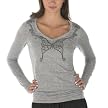 Anna Sui for Target&reg; Cotton Butterfly Text Tee Shirt - Gray