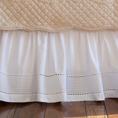 Taylor Linens 2208PINEF-T Pinefore 39 in. x 75 in. x 18 in. Twin Bedskirt