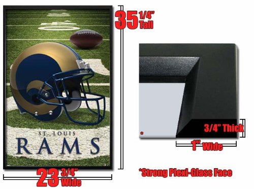 Framed St Louis Rams Team Logo NFL Poster Fr4585