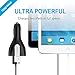 Anglink Quick Charge 3.0 50W/6.4A 4 Ports USB Car Charger, Fast Car Charger Adapter for Galaxy S7/S6/Edge/Plus, Note 5/4 iPhone 7/6s/Plus, iPad Pro/Air 2/mini, LG, Nexus, HTC and More