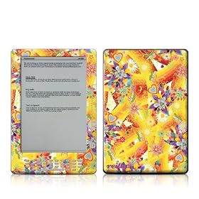 Wall Flower Design Protective Decal Skin Sticker for Amazon Kindle DX 9.7 inch E-Book Reader