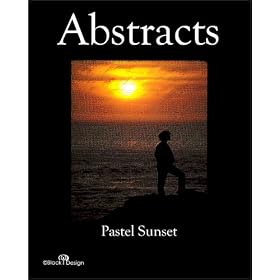 Abstract Art Series-Decor Pack. Framed Prints plus Fridge Magnets plus Coasters-Sunsets in Pastels Design