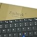 Eathtek New Laptop Keyboard with Pointer without Backlit for HP Compaq Elitebook 8540p 8540w 8540B series Black US Layout, Compatible with part# PK1307G3A00 582648-001 595790-001