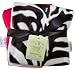 Patricia Ann Design Burp Clothe Zebra and Tan with Red Trim Set of 3