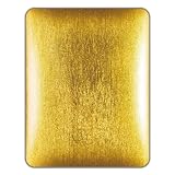 NavJack Glass Fiber Backed Hard Shell Case with Cloth Lined Inner Face for iPad Corium - Glitter Fiber - Gold (NJ-J012-44)