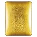 NavJack Glass Fiber Backed Hard Shell Case with Cloth Lined Inner Face for iPad Corium - Glitter Fiber - Gold (NJ-J012-44)