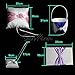 OurWarm Double Heart Wedding Flower Girl Basket White Satin Rhinestone Decor Royal Blue/Deep Blue Wedding Party Favor