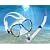 Focus Scuba Diving Dive Mask + Atlantis Semi Dry Drain Valve Dry Top Snorkel Set