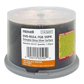 Maxell DVD-RSS 4.7 GB 8x (50-Pack Spindle)