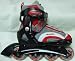 Hudora 36434 - Junior Skate Set 2.0 mit Protektoren und Rucksack, Größe 34 - 37