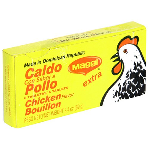 Maggi Dominican Chicken Boullion, 6-Tablet, 2.4-Ounce Packets (Pack of 24) by Maggi
