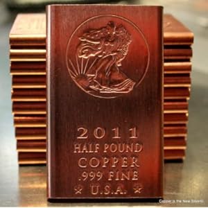 Copper Bullion Bars