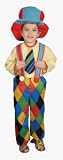 Pretend Deluxe Circus Clown Child Costume Dress-Up Set Size 4T (D286)