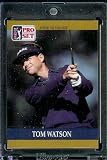 1990 ProSet # 4 Tom Watson PGA Golf Card - Mint Condition - Shipped In Protective Screwdown Dispaly Case!