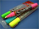 Chalk Ink Markers- Set of Four Fluorescent Colors