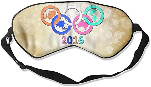 Hotboy19 2016 Olympic Map Comfortable Sleep Mask Eyeshade For Travel, Shift Work &amp; Meditation Blindfold.