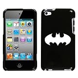 APPLE IPHONE 4 4G BATMAN BLACK SYMBOL ON A WHITE HARD CASE COVER