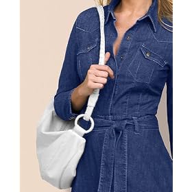 Slouchy leather-look hobo bag