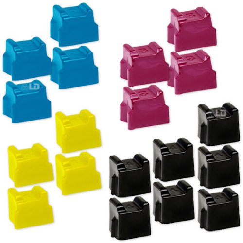 LD © 19 Pack of Colorsicks for Phaser 8560 7(Blk) & 4(C,M,Y)