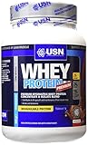 USN Whey Protein Premium Muscle Development and Recovery Shake Powder, Chocolate - 908 g