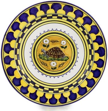 PALIO DI SIENA: TARTUCA (Tortoise) Wall Plate [13D.] [#1015/WP-SIE]