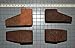 BRIAR EBAUCHON Blocks LOT 4PCS Size 4