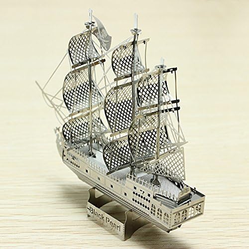de best goods ZOYO Black Pearl Pirate Ship DIY 3D Laser Cut Models Puzzle