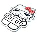 LEGEEON Hello Kitty Star Wars Stormtrooper Galactic Empire Soldier PVC Rubber 3D Touch Fastener Patch